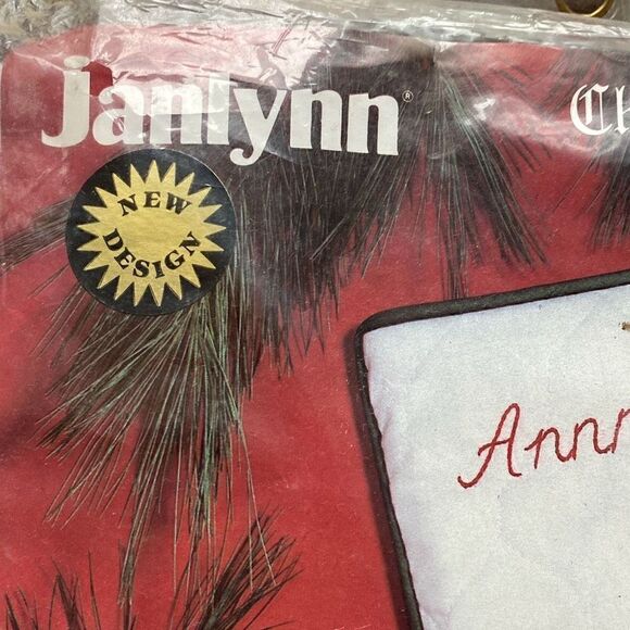Vintage NOS Janlynn Christmas cross stitch stocking bells 50-825 kit - Picture 2 of 6